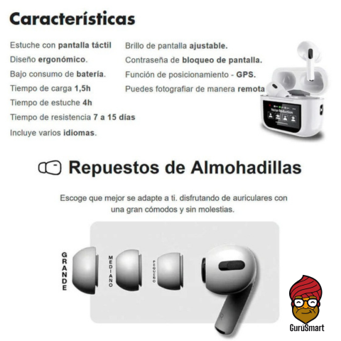 AirPods Pro 2 con pantalla táctiL